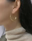 Fashion 2# Metal Geometric Round Earrings