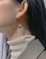Fashion 2# Metal Geometric Round Earrings