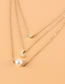 Fashion Gold Alloy Xingyue Pearl Necklace