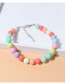 Fashion Candy Colors Resin Color Beaded Pet Collar