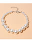 Fashion White Pearl Beaded Pet Necklace