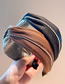 Fashion Light Coffee Rhinestone Chain Stitching Houndstooth Headband