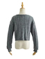Fashion Coffee Twist Button Knitted Sweater