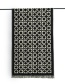 Fashion Black Coffee Color Geometric Print Double-sided Cashmere Shawl