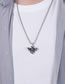 Fashion Steel Color + Round Bead Chain Pl003 3mm*60cm Stainless Steel Bee Necklace