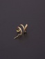 Fashion Rose Gold Color Metal Piercing One-piece Snake-shaped Ear Bone Clip