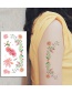 Fashion Twenty One# Waterproof Flower Sticker Tattoo Stickers