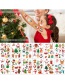 Fashion 12# Children Cartoon Christmas Waterproof Tattoo Stickers