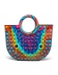 Fashion Bohemian Silicone Color Push Tote Bag