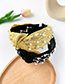 Fashion Pink Fabric Pearl Hot Rhinestone Knotted Hair Band