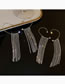 Fashion Silver Color (left Ear) Alloy Diamond Claw Chain Tassel Ear Bone Clip