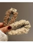 Fashion Beige-bb Clip Lamb Hair Patch Hairpin