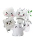 Fashion Luminous Ghost Carton Headgear Cat Shed Plush Luminous Doll