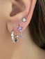 Fashion 10# Copper And Diamond Geometric Earrings