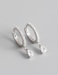 Fashion 9# Copper And Diamond Butterfly Geometric Earrings