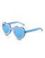 Fashion Purple Box Diamond-encrusted Love Lens Sunglasses