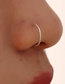 Fashion 4# Geometric Ring Piercing Nose Clip