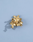 Fashion Gold Color Alloy Diamond Christmas Bell Pin
