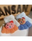 Fashion 8#light Pink Stitching Color 0-3 Years Old Children's Five Finger Bear Gloves