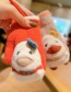 Fashion 8#orange Red + Beige Penguin Gloves [2 Pairs] 2-6 Years Old Children's Cartoon Penguin All-inclusive Gloves