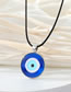 Fashion Round Blue Eye Keychain Alloy Round Eye Keychain