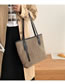 Fashion Brown Houndstooth Large Capacity Shoulder Bag