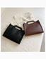 Fashion Brown Large-capacity Hand File Bag