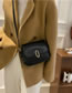 Fashion Light Brown Pu Buckle Flap Crossbody Bag