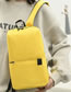 Fashion Yellow Shoulder Waterproof Zipper Backpack