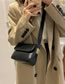Fashion Light Brown Pu Flap Crossbody Bag