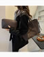 Fashion Black Pu Large-capacity Handbag