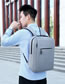 Fashion Grey Oxford Bra Chain Shoulder Computer Bag