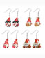 Fashion Bag Acrylic Christmas Cartoon Faceless Doll Earrings
