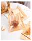 Fashion Cowhide Oil-proof Paper Bag 21*25cm Disposable Food Oil-proof Packaging Bags (100 Pcs)