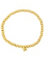 Fashion E (starlight) Golden Ball Beaded Star Necklace