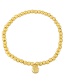 Fashion E (starlight) Golden Ball Beaded Star Necklace