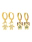 Fashion Girl Girl Earrings With Copper And Diamonds