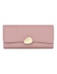 Fashion Khaki Lychee Tri-fold Wallet