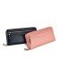 Fashion Pink Long Multi-card Zipper Wallet