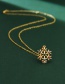 Fashion Color Copper Drop Oil Christmas Snowflake Beaded Bracelet