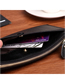 Fashion Red Wine Cowhide Multifunctional Zipper Wallet