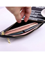 Fashion Pink Leather Zipper Long Wallet