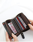 Fashion Wine Red Multi-card Large-capacity Wallet