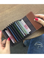 Fashion Black Cowhide Multi-card Buckle Wallet