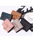 Fashion Natural Multi-card Card Holder With Leather Buckle