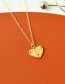Fashion Color Copper Drop Oil Inlaid Zirconium Heart Necklace