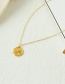 Fashion Gold Copper Geometric Scorpion Necklace