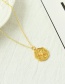 Fashion Gold Copper Geometric Scorpion Necklace