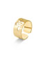 Fashion Gold Color Stainless Steel Snake-shaped Hollow Ring