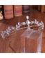 Fashion Silver Color Metal Inlaid Zirconium Geometric Crown